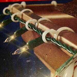 25 Count Ez Gutter Hooks Home Accents Holiday **2 PACK**